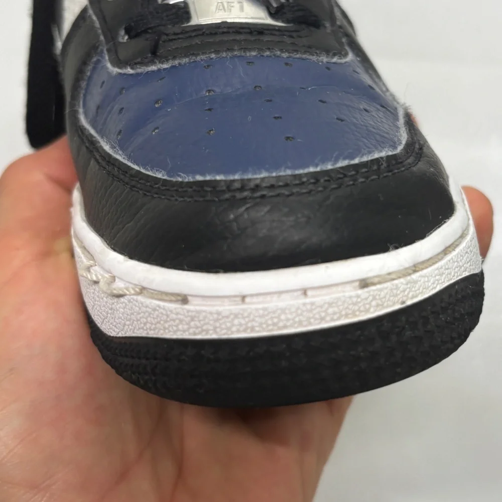 Nike Air Force 1 Low Kids 4.5Y Navy Black White Sneakers Classic AF1